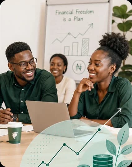 Young professionals in a financial literacy workshop
